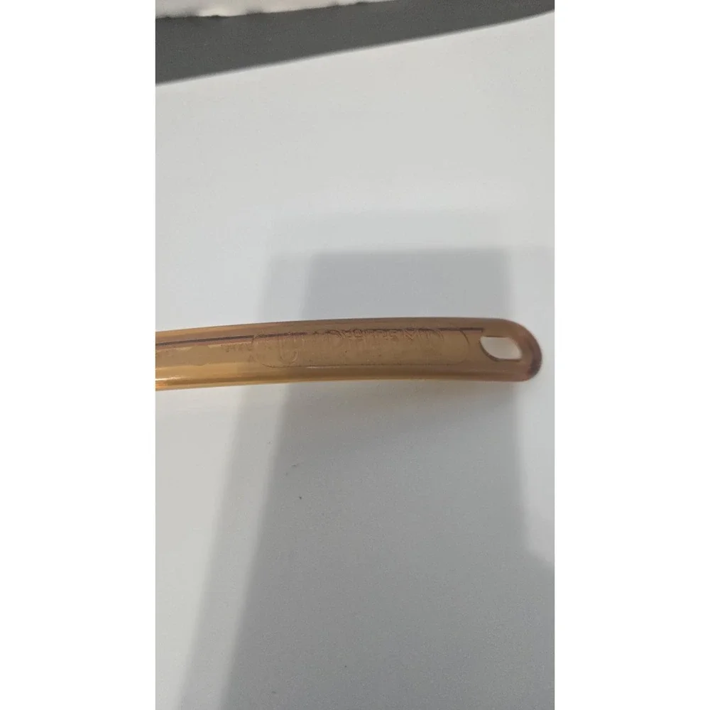 Vintage Robinson Knife Co. Amber Ultratemp Slotted Spactula Made In USA